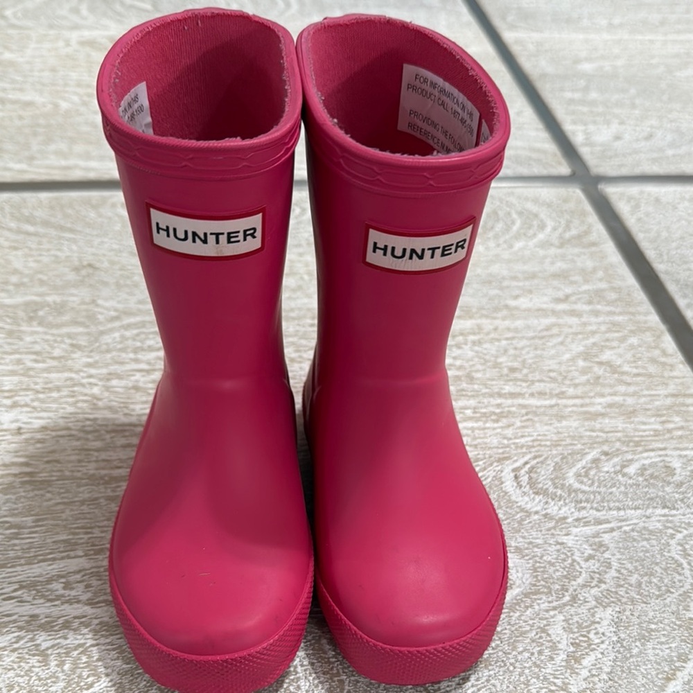 Hunter Pink Rain Boots